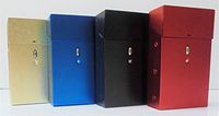 1-Eclipse Aluminium Push open Cigarette case fit King Size, 3118PO-1