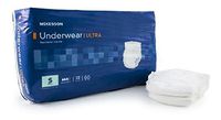 MCK Brand 62243101 Absorbent Underwear Mckesson Pull On Small Disposable Ultra Absorbency Uwbsm Box Of 22