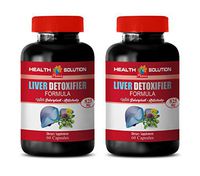 Liver Kidney detoxifier & Regenerator - Liver DETOXIFIER Formula - lipase Supplement - 2 Bottles 120 Capsules