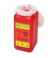 BD Medical Systems 323488 Sharps Collector by Mail, 1.4 Quart Capacity (Pack of 12)