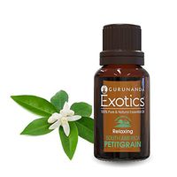 Petitgrain Essential Oil - GuruNanda Pure Therapeutic Grade Exotic Aromatherapy Oil for Diffuser - Sweet and Floral Aroma - Skin Health - Sleep Aid - Deodorant - Antibacterial - 10ml