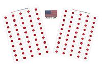 Made in USA! 100 Country Flag 1.5" x 1" Self Adhesive World Flag Scrapbook Stickers, Two Sheets of 50, 100 International Sticker Decal Flags Total (Japan)