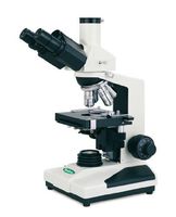 VanGuard 1230CM Brightfield Clinical Microscope with Trinocular Head, Halogen Illumination, 4X, 10X, 40X, 100X Magnification, 360 Degree Viewing Angle, Achromatic (DIN) Type