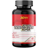 XZEN Testoxzen Natural Testosterone Booster – Premium Dietary Supplements for Men – Energy and Strength Supplement Pills – 60 Tablets – Black Pepper Performance Supplements