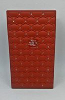 Fujima Royal Design Red 100s Size Auto Open Button Cigarette Case
