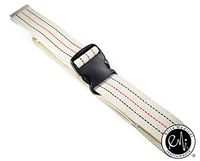 EMI 60" Gait Transfer Belt White with PLASTC Buckle 100% Cotton 624-P-Wht