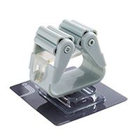 2 Pcs Self Adhesive Mop and Broom Holder Wall Mounted Handle Storage Rack & Organizer