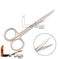 LAJA IMPORTS IRIS Scissors 4.5" Curved Sharp Sharp Points