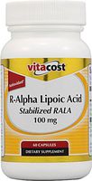 Vitacost R-Alpha Lipoic Acid Stabilized RALA - 100 mg - 60 Capsules