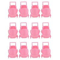 12pcs Baby Carriage Stroller Favour Gift Box Christening Baptism Party Favors - Pink