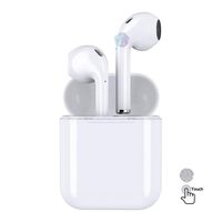 Bluetooth 5.0 Wireless Earbuds Noise Canceling Sports 3D Stereo Headphones with【24Hr Playtime】IPX5 Waterproof, Pop-ups Auto Pairing, Built-in Binaural Mic Headset for Android/iPhone Apple Airpods