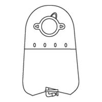 SUR-FIT Natura Urostomy Pouch, 57 mm Flange, Box of 10