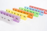 AP-280 Bulk Pack (72 pcs) Medium 7 Day Pill Box