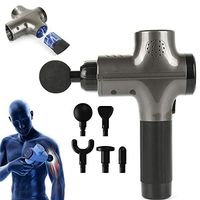 FEDBNET Handheld Percussion Massage Gun,Electric Muscle Relaxation Massager for Pain Relief, Handheld Electric Body Massager Sports Drill Portable Super Quiet Brushless Motor