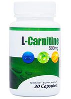 L-Carnitine 500MG | Premium Sports Supplement for Performance & Stamina | Potent Fat Burner & Weight Loss Vitamin for Men & Women | Promotes Muscle Growth, Recovery, Fat Loss | 30 CT by GL Nutrition