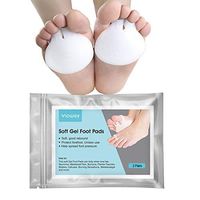 2 Pairs Soft Gel Foot Pads, Ball of Foot Cushions Forefoot Cushioning Relief Metatarsal Foot Pain Relief Bunion Women Men