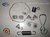 Jienie Manufacture Custom nickle plated spring steel AAA battery contact spring, stainless steel AA battery spring