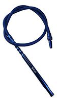 Pharaoh's Swivel Silicone Hookah Hose with Metal Handle (Blue)