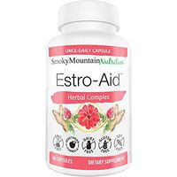 Estro-Aid: Estrogen-Free Menopause Supplements. 60 Capsules (2 Month Supply) DIM Supplement, Black Cohosh, Wild Yam, Chrysin & Red Clover for Estrogen Balance, PMS & Weight Loss. Non-GMO & Vegetarian