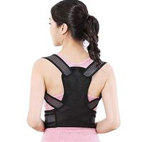 SPLY DTEM Hunchback Summer Invisible Correction Belt, Child Adult Anti-Humpback Student Corrector, Back-Correcting Clothes (Color : Black, Size : Small)