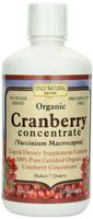 Only Natural Organic Cranberry Concentrate, 32-ounce