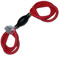 Enema Bulb System Kit Anal Vaginal Douching Silicone Red (100 * 100(cm))