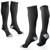 BAMS Compression Socks Women & Men- Premium Bamboo Ultra Soft No-Smell 15-20 mmHg