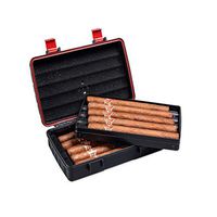 HENGTONGTONGXUN Cigar Humidor Travel Portable Humidifier Moisturizer Cigar Box Holds 10 Cigars (Optional in Two Colors)