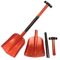 LifeLine First Aid Product 4004 Aluminum Sport Utility Shovel in Red-Black -Pack of 6