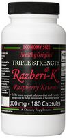 Healthy Origins Razberi-K Raspberry Ketones Capsules, 300 mg, 180 Count