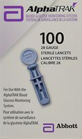 AlphaTRAK Lancets, 28 Gauge, Sterile, Box of 100