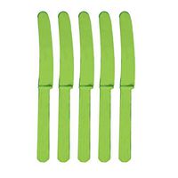 Amscan 8012.53 Premium Heavy Weight disposable-knives, One Size, Green