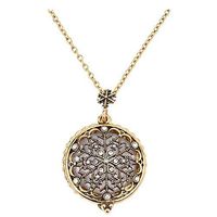 Special 3X Magnifier Hollow Snow Necklace Style Vintage Gift Sweater Chain