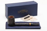 Savinelli Sistina Rustic Bordeaux 804 Tobacco Pipe by Savinelli