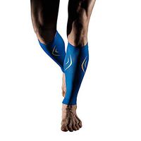 +MD Calf Compression Sleeves for Men and Women Leg Support Sleeve for Running Sports Pain Relief Blue Medium