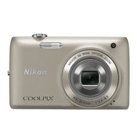 Nikon COOLPIX S4100 14 MP Digital Camera with 5x NIKKOR Wide-Angle Optical Zoom Lens and 3-Inch Touch-Panel LCD (Silver)