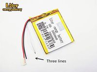 3 Lines 3.7V 2000mAh 505060 Lithium Polymer Ion Rechargeable Battery Lithium 3lines Polymer Li-Po Battery for MP4 GPS MP3 Bluetooth Stereo DIY Gift