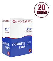 Dealmed Sterile Abdominal (ABD) Combine Pads, 5" x 9", Sterile (20/Bx, 20/Cs)