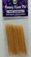 Flavored Toothpicks by Yummy Flavor Pix - Grape