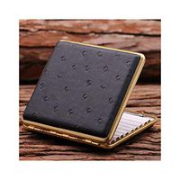 HENGTONGTONGXUN Leather Cigarette Case, 20 Packs, Portable Creative Anti-Pressure Vintage Cigarette Case, Products (Style : C)