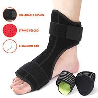 Plantar Fasciitis Night Splint,KEEBO Adjustable Orthotic Foot Drop Brace with Arch Support,Support for Right/Left Foot,Ankle Night Brace Effective Relieve Pain for Achilles Tendon Drop Foot etc