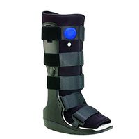 OTC High Top Adjustable Air Cast Walker Boot, Black, Delux Tall/Small