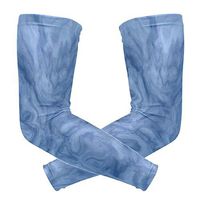 LEVEIS Hipster Marble Texture Arm Sleeves UV Protection for Men Women Sunblock Protective Gloves Running Golf Cycling Driving Long Arm Cover 1 Pair