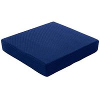 Carex Memory Foam Seat Cushion - Office Chair Cushion and Wheelchair Cushion - Comfortable Chair Pad, 18" x 16" x 3"