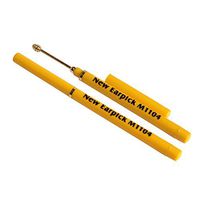 Andux 2pcs/Set Spiral Safety Earpick Earwax Remover Cleaner LXWES-01 (Yellow)