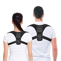 Effective Upper Back Posture Corrector For Women & Men - Correct Posture In a Few Days - FDA Posture Brace, Shoulders back posture support, Clavicle Brace, Thoracic Lumbar Back support By DREMINOVA