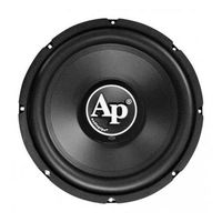 Audiopipe TSPP212D4 12" Woofer, 1000W Max, 4 Ohm DVC