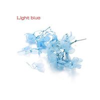 1 Box Dry Flower DIY Epoxy Resin Crafts Handmade Filling Materials Filler Dried Flowers Time Stone Jewelry Making Desk Decor,Light Blue