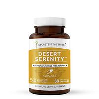 Secrets Of The Tribe - Desert Serenity, Adaptogen/Stress-Free Formula, Herbal Supplement Blend (60 Capsules)