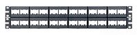 Panduit CPP48WBLY 48-Port Flat Patch Panel, Black